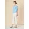 BCBG Raglan Embroidered Blouse B3m4b428