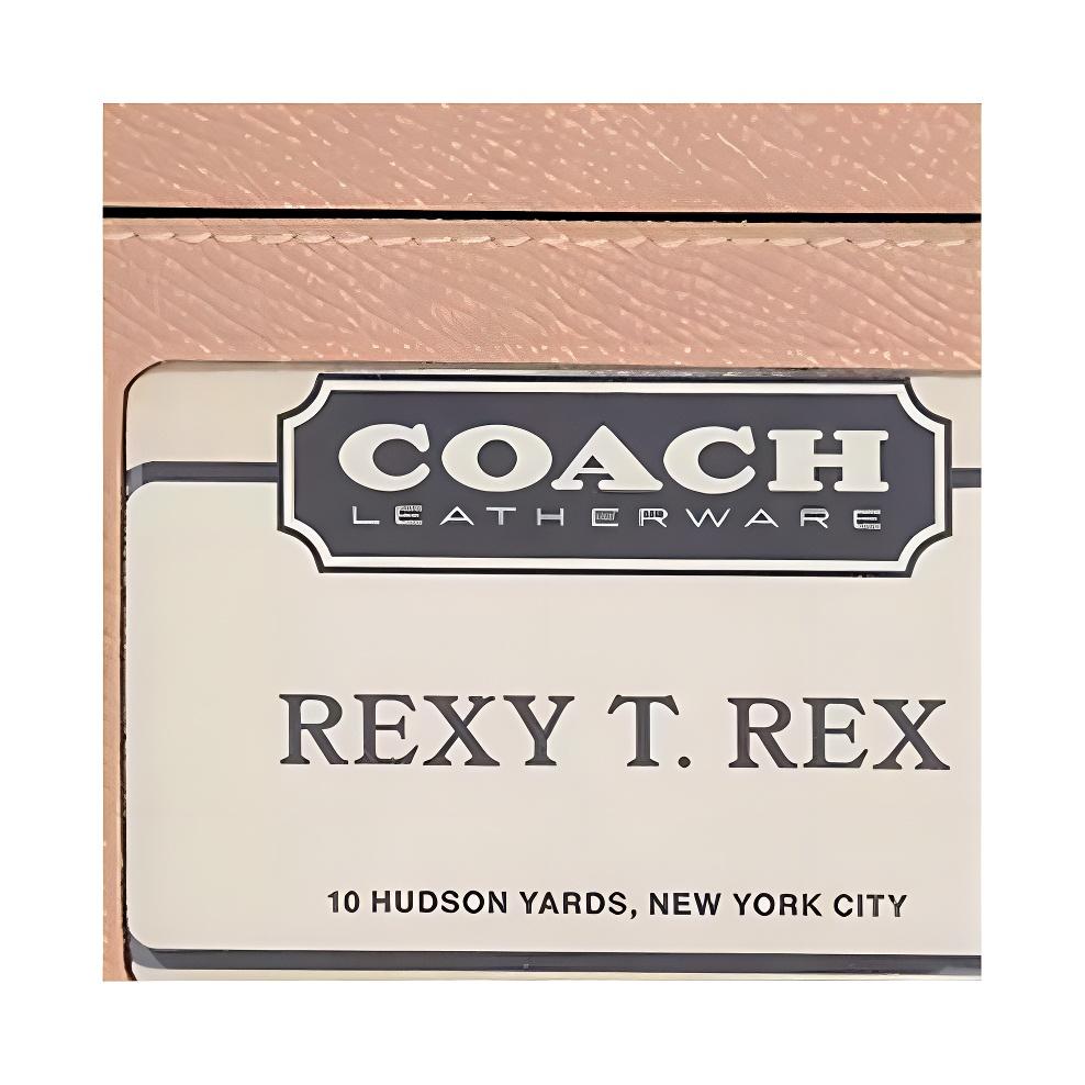 Coach Skinny Id Case 11 Logo Zipper Closure Crossgrain Leather Card Holder Women Accessories Silver Light-Yellow CH810-LHWFT