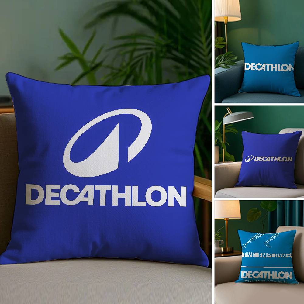 C-Classic D-DecathlonS Pillow Case Plush Fabric Soft Double Sided Print Home Sofa High Quality Cushion Cover Throw