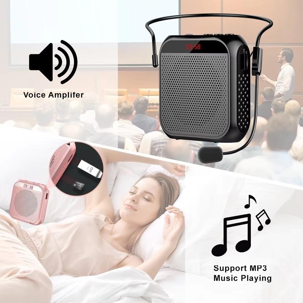 With Microphone Wireless Voice Amplifier Rechargeable Classroom Sound Speaker  For Teachers