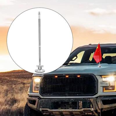 Suction Cup Flag Pole Mount Flagpole Holder Bracket Flag Pole Bracket for Car SUV House Truck Flagpole Motorcycle Flagpole