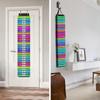 Vinyl Storage Organizer with 2 Hooks 60 Compartments Vinyl Roll Storage Rack Wall Mount Over The Door Vinyl Storage