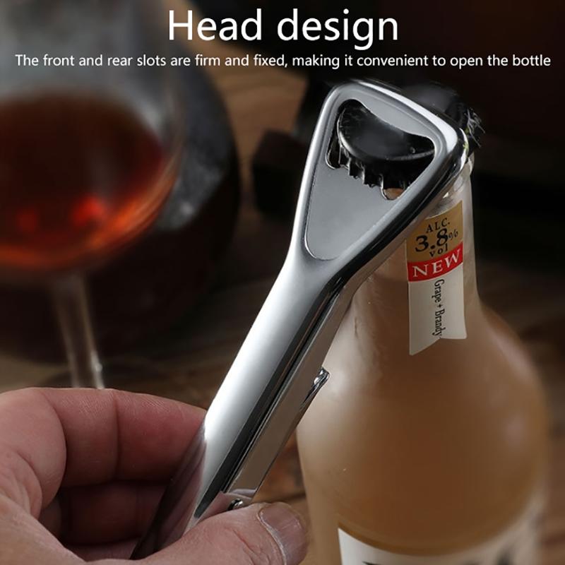 2 In 1 Stainless Steel Red Wine Opener Professional Multifunction Portable Screw Corkscrew Kitchen Bar Tools