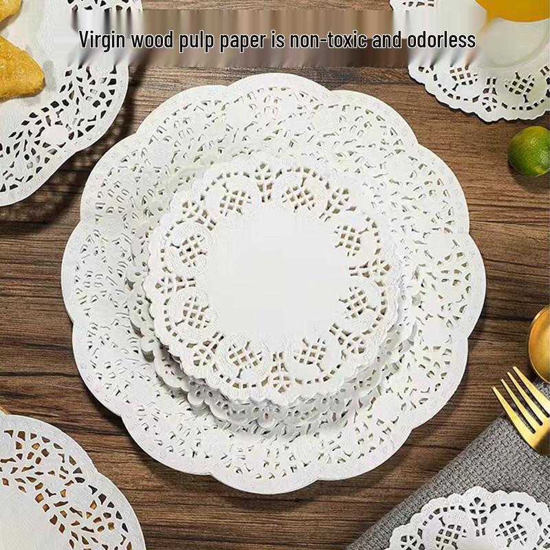 Zhi Shi Round Lace Paper Doilies