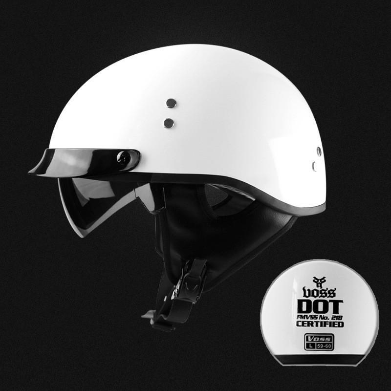 Retro Half Helmet Electric Bike Men Women All Season Sun Protection Detachable Lining