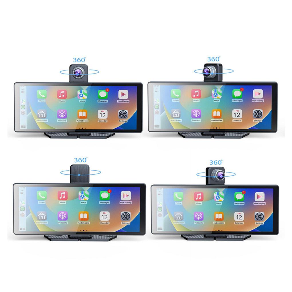 Portable 10.26Inch HD IPS Touchscreen Car Stereo Radio 4K Dash Cam Dual Screen Display Intelligent