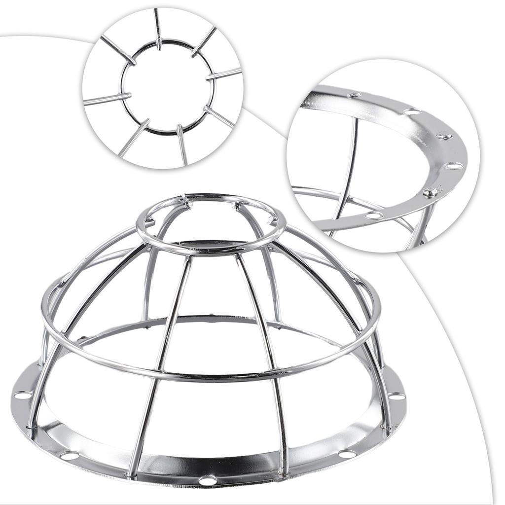 Smoke Detector Protective Cover Fire Covers SprinklerCageBracket 13.2*6.5cm Adjustable Base Anti-collision Protective