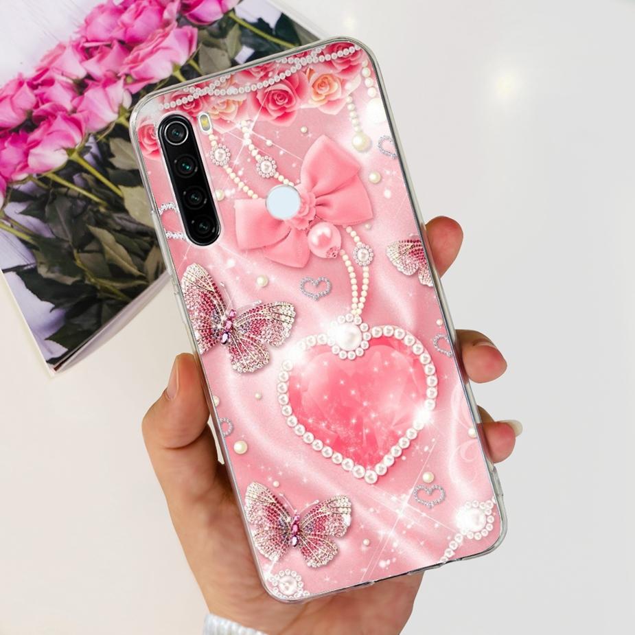 For Xiaomi Redmi Note 8 Case Note 8T Luxury Painted Cover Clear Silicone Phone Case For Redmi Note 8 Pro Note8 Note8T Soft Shell