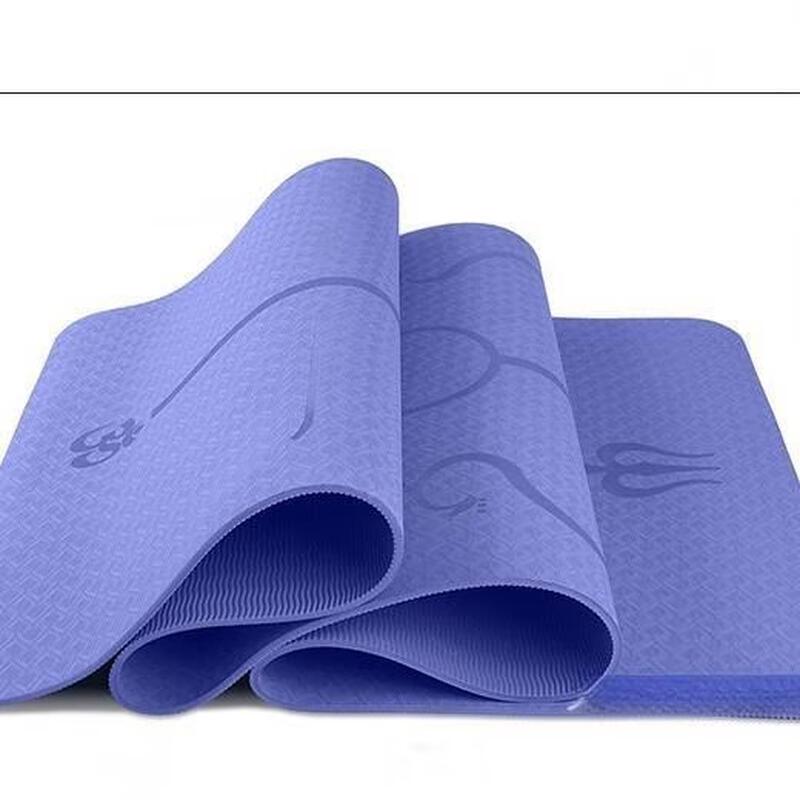 Oeny TPE Yoga Mat with Alignment Line