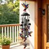 Yousheng Metall-Windspiel für draußen Schmetterling/Roter Vogel/Kolibri Hängende Windspiele für Garten Terrasse Hinterhof Dekor Geschenke für Mama