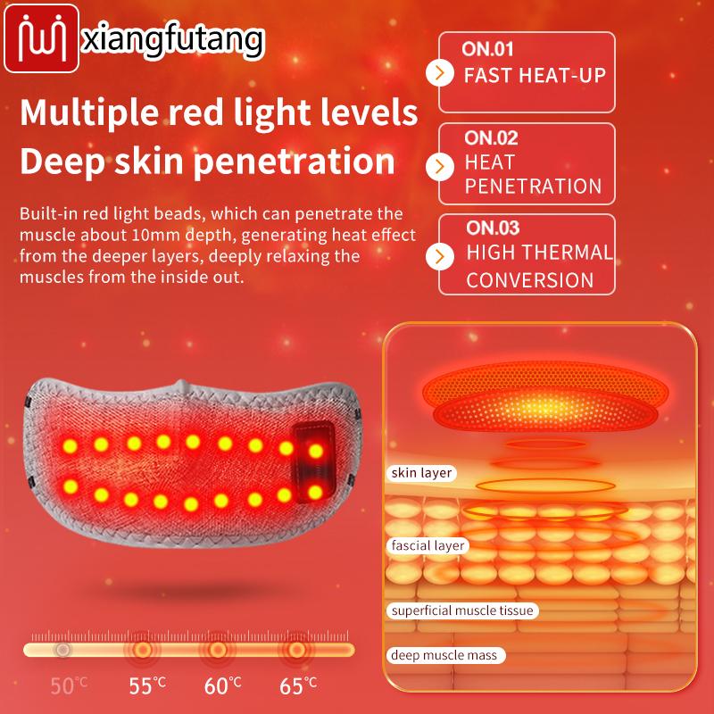 Nasenmassagegerät mit Rotlichttherapie und Wärmefunktion / Schnelle Erwärmung / Lindert verstopfte Nase / Allergischer Schnupfen / Laufende Nase / Vollständige Nasenmaske