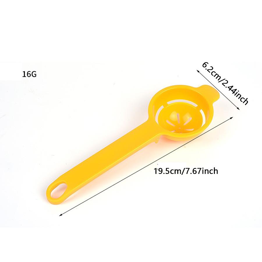 2pcs Plastic Egg White Separator Egg Separator Long Handle Egg White Separator Kitchen Baking Supplies