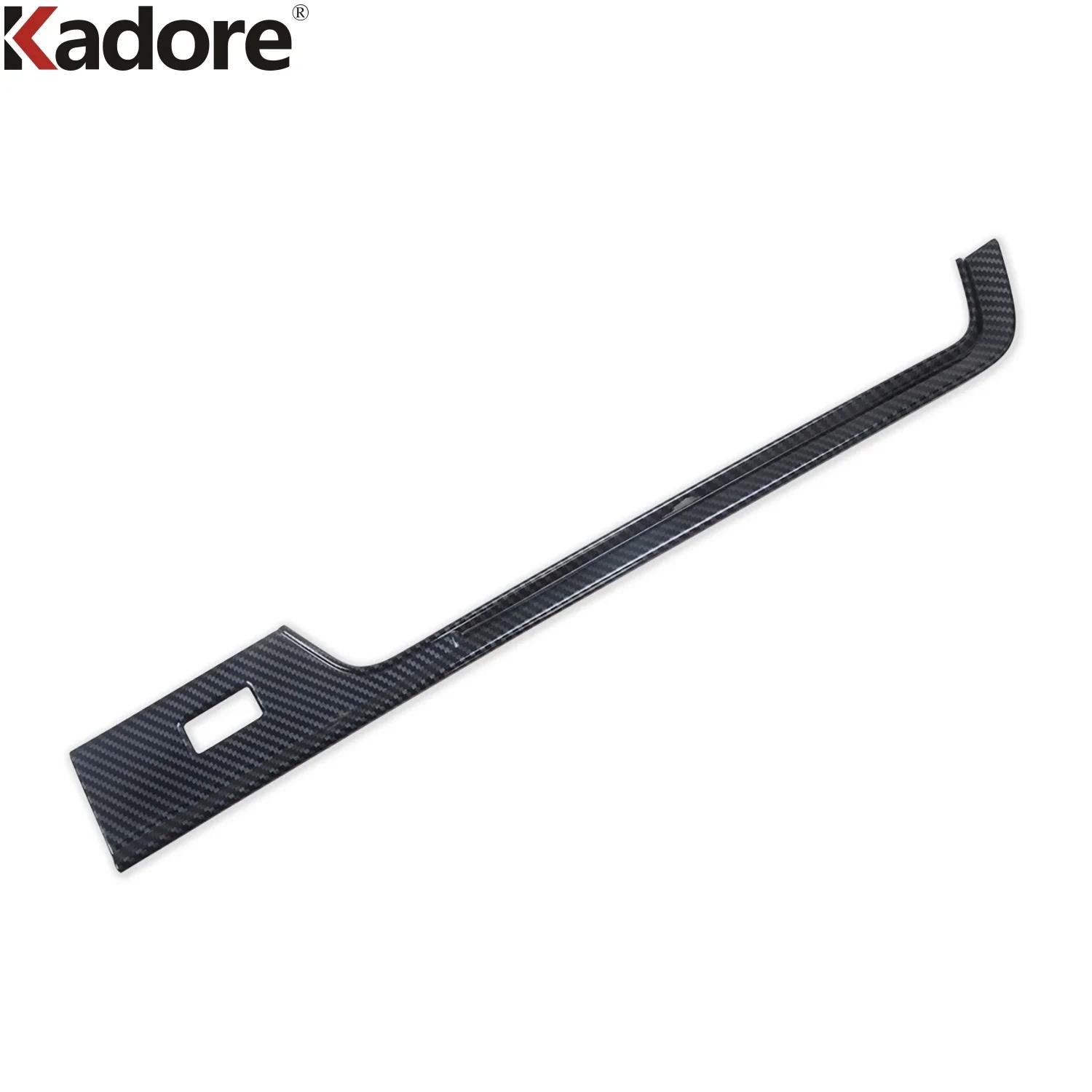 Car Center Air Condition AC Switch Button Panel Cover Trim For KIA Sportage NQ5 - 2024 Carbon Fiber Interior Accessories Carbon Fiber Style