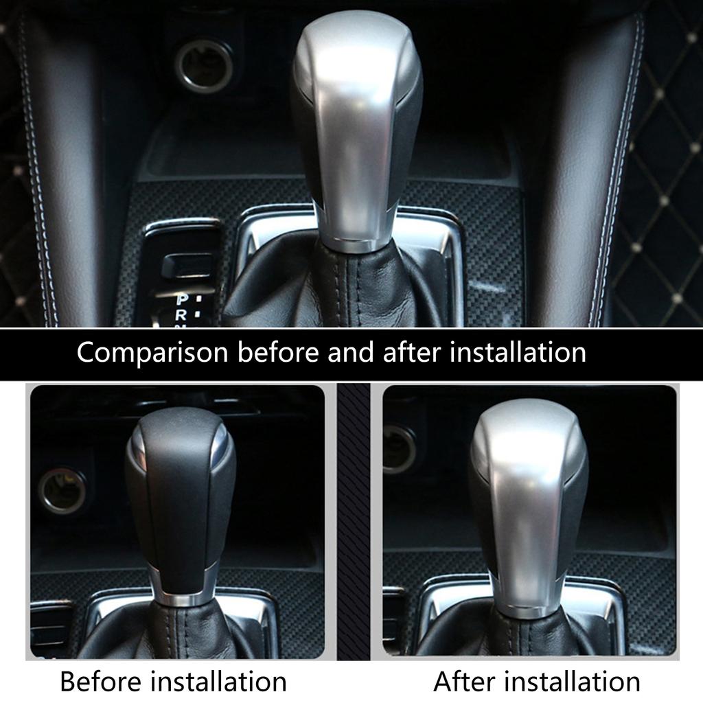ABS Auto Car Gear Shift Knob Handbrake Protector-Trim Cover Sticker Accessories Compatible For CX3 CX5 CX8 CX9 2014-2022