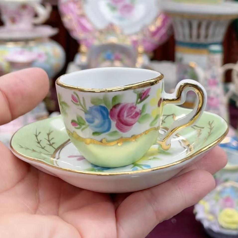 Ceramics Flower Jewelry Storage Box Vase Teapot Flower Basket Jewelry Case Storage Jewelry Organizer Display Home Decor Ornament