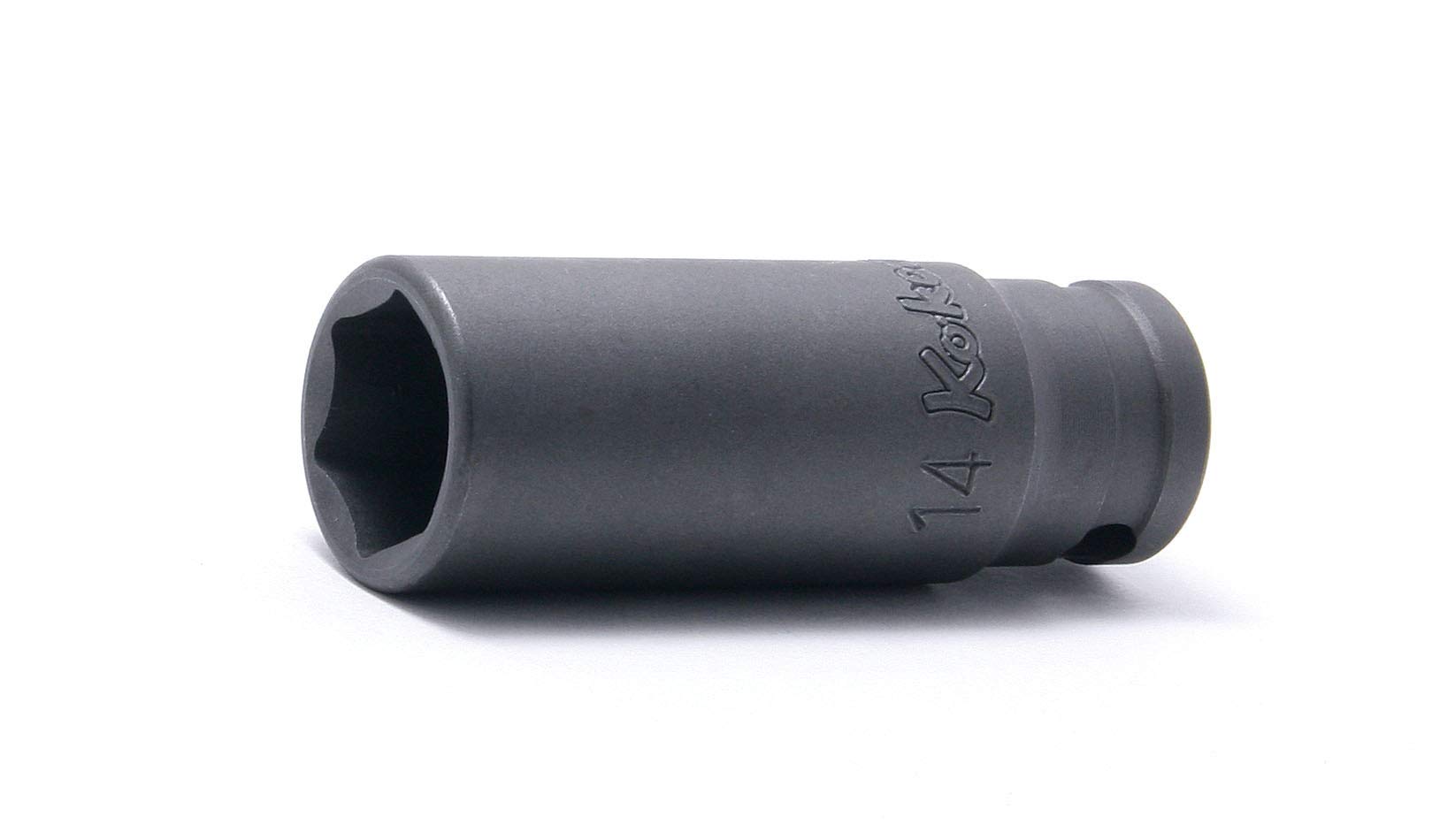 

Koken 3/8 (9.5 mm) SQ. Hex Industrial Deep Socket 0.47 inches (12 mm) 23300M-12