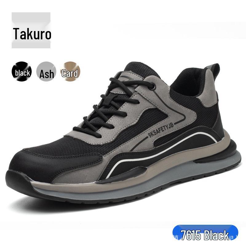 SHEIN Men s Anti-Smash Anti-Puncture Wear-Resistant Work Shoes - Easy On/Off Technology