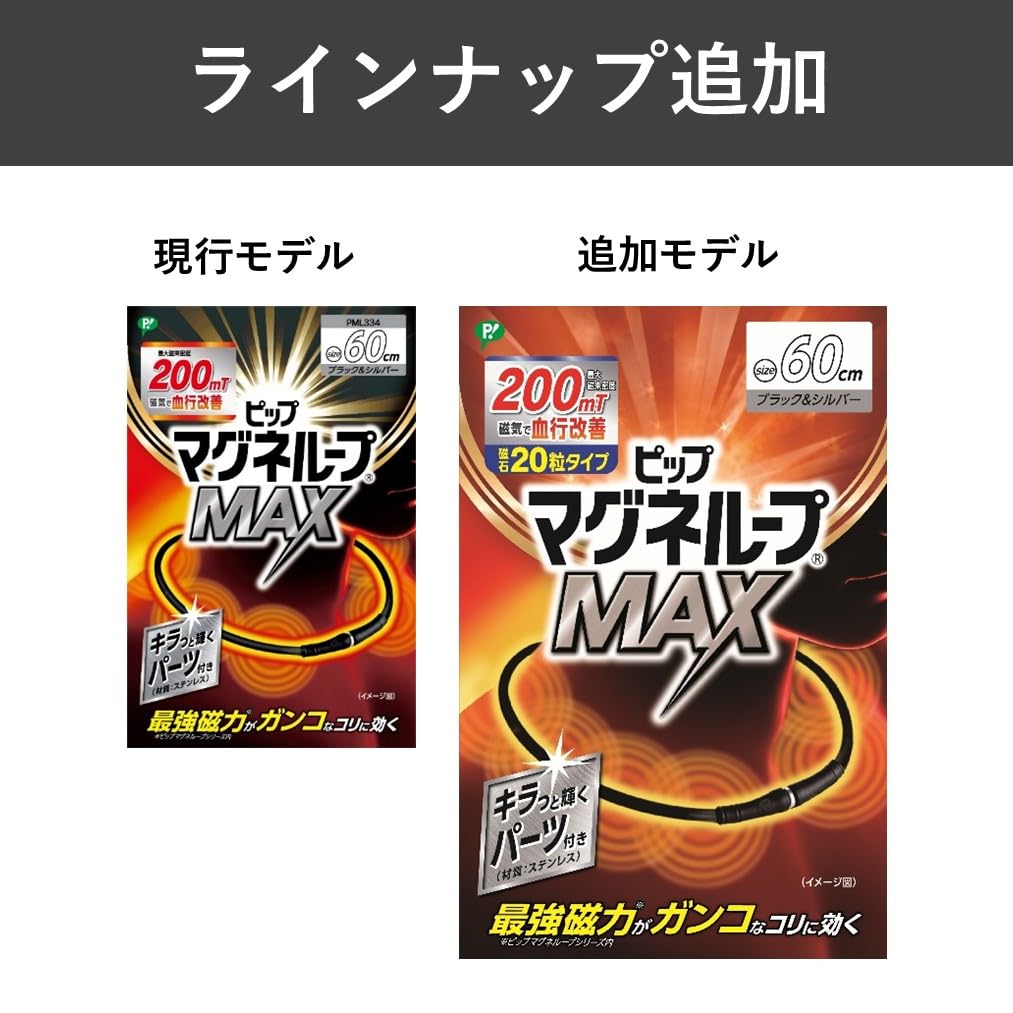 Pip Magneloop Pip Magneloop MAX Black & Metal Silver 20