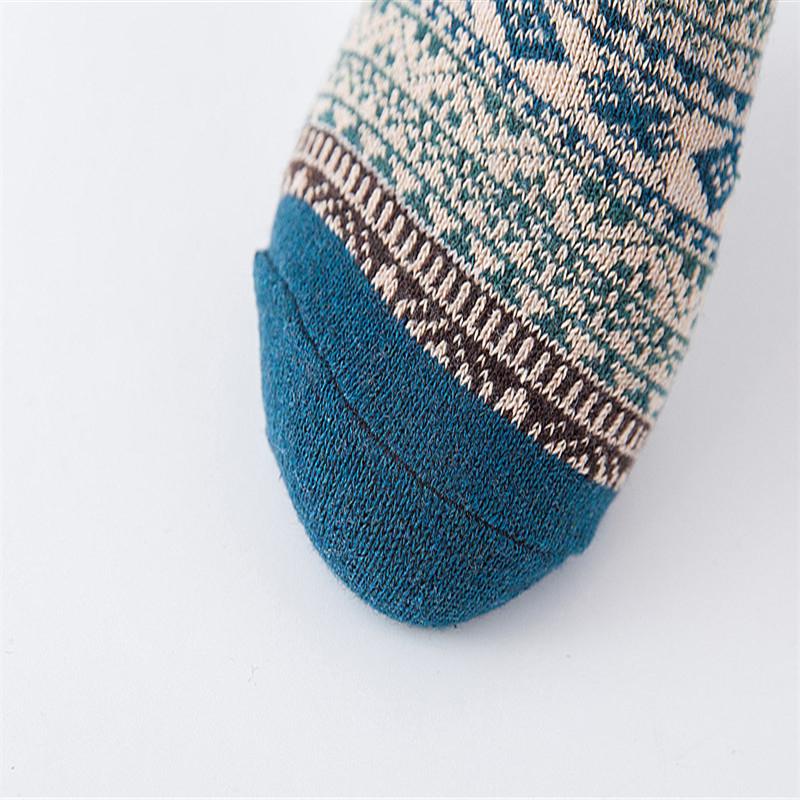 Men's Ethnic Style Retro Rabbit Wool Socks - Autumn Collection