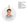 Charlie Kirk RIP Merch Live Not by Lies Conservative Christmas Ornament Memorial Tribute Keepsake for Tree Car Decor
