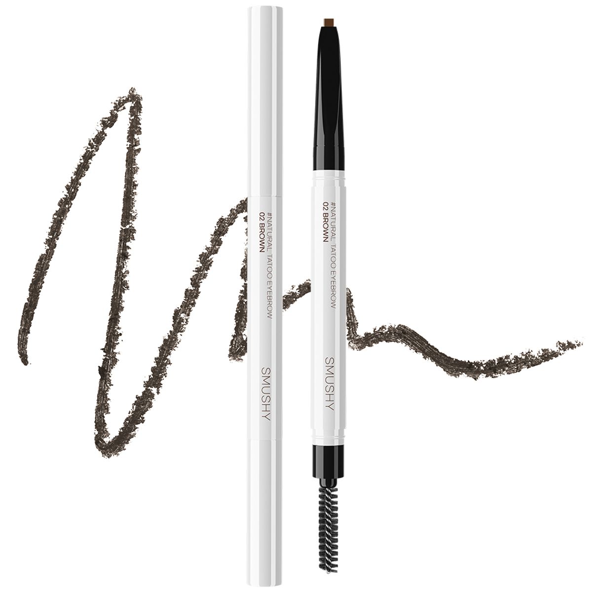 Smush Natural Tattoo Eyebrow, 02 Brown