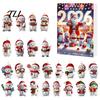 Fun Xmas Countdown Box Christmas Advent Calendar 2026, Snowman 24 Day with Acrylic Hanging Pendants, Festive Tree Decor, Holiday Gift for