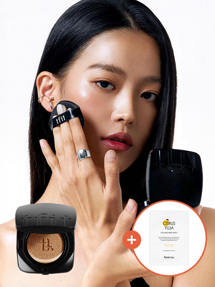 Тифит Слойный Фит Глоу Кушон EX 12г (+ 1 маска-патч с юзу) Glow Cushion EX N1.5 Suede