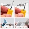 Steel Triangular Scribing Cutter Curved Edge Panel Line Tool Plastic Engraving Tool  Flash Removal