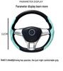 Plush Suede Flocking Steering Wheel Cover - Anti-Slip, Sweat-Absorbing Interior Decoration