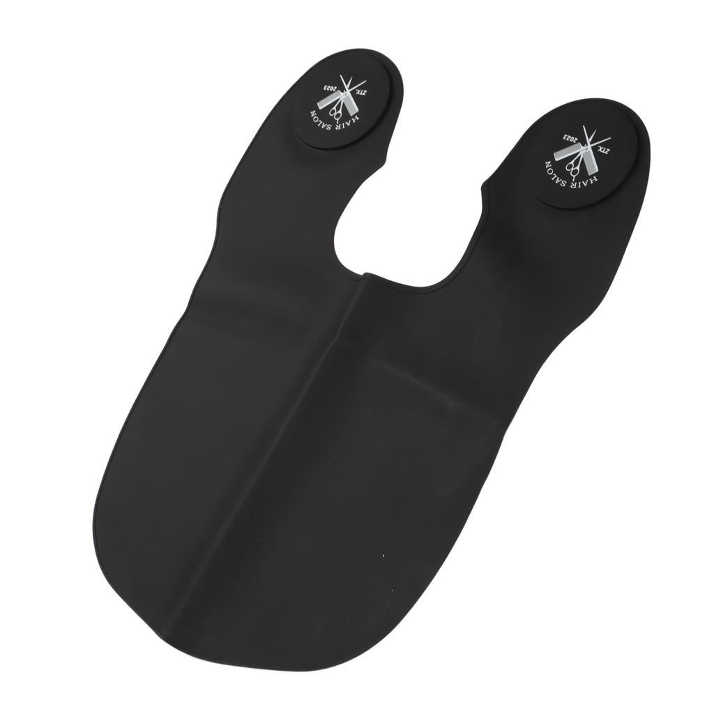 Podložka na stříhání vlasů Černá Vodotěsná Silikonová Velká Velikost Salon Kadeřnictví Stříhací Límec