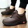 2024 Winter New MEN'S Plush and Thick Insulation Anti Slip Waterproof Lightweight and Comfortable Cotton Shoes