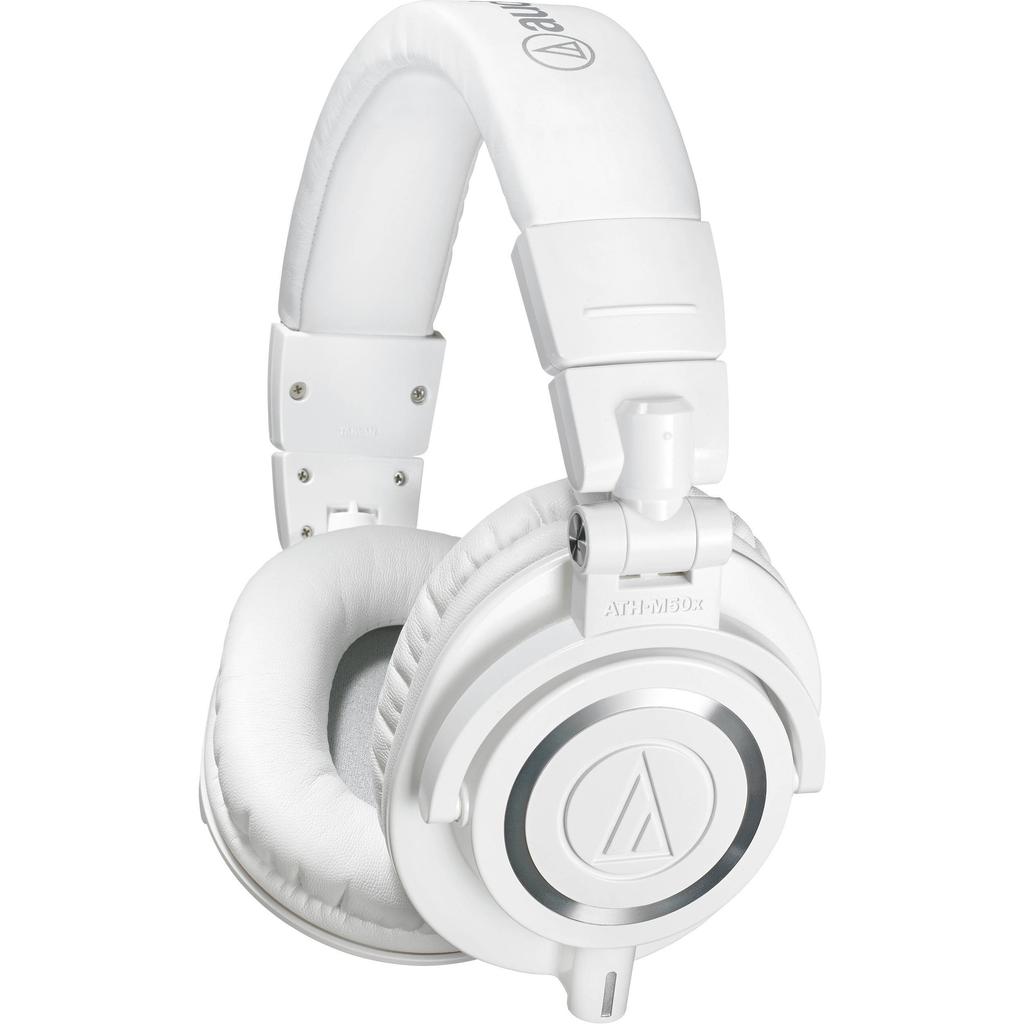 audio-technica Professional Monitor Headphones ATH-M50xWH White Studio RecordingMixingDJTrack Making