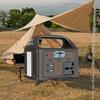100W 76.8Wh Solar Charging Station 110/220V Solar Generator Multifunction Emergency Mobile Power for Camping Travel