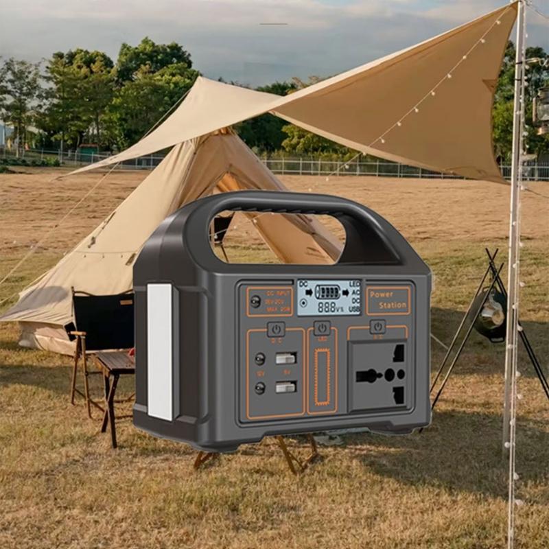 100W 76.8Wh Solar Charging Station 110/220V Solar Generator Multifunction Emergency Mobile Power for Camping Travel