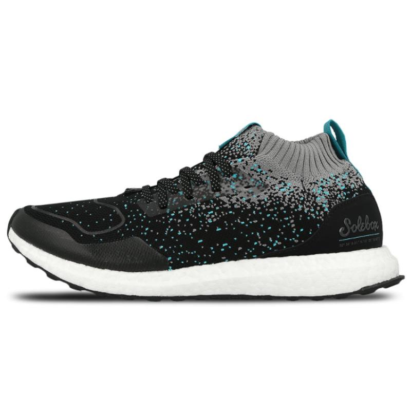 

Adidas Solebox X Packer Shoes X Adidas UltraBoost Mid Core Black Energy Blue Sneakers CM7882 39⅓