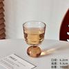 Sevimli Küre Tabanlı Cam Yaratıcı Orta Yüzyıl Viski Bardağı Baijiu Bardağı Çay İçme Bardağı Meyve Suyu Bardağı