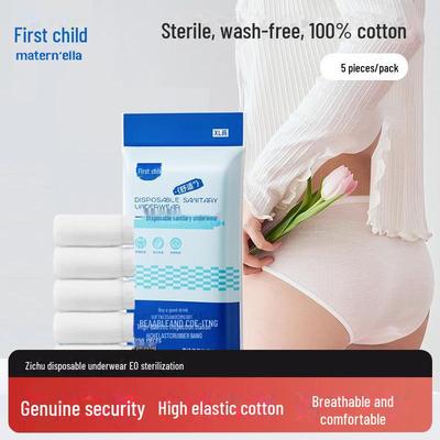 Zichu Jednorazová spodná bielizeň z čistej bavlny pre tehotenstvo a cestovanie