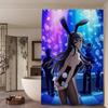 Anime Mai Sakurajima Shower Curtain - Water-Repellent And Leak-Resistant, Mold And Mildew Resistant For