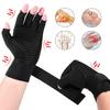 Sports Fitness Non-slip Half Finger Training Copper Fiber Pressure Gloves Copper Ion Wrist Gloves