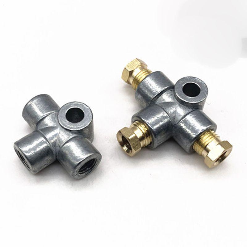 Zinc Alloy 3 Way Brake Line Pipe for T Piece with Compression Fittings