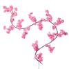 1.8M Hanging Faux Pink Flower Decor with Remote with 100 LED String Lights Cherry Blossom Flower Garland for Wedding Party Decor