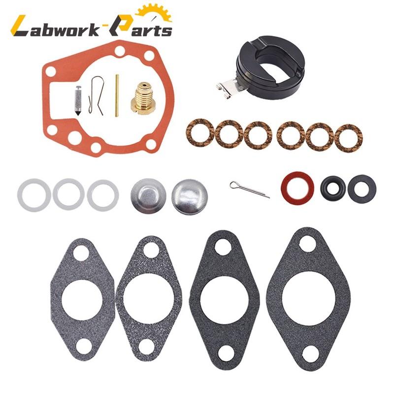 Carburetor Kit & Float for Johnson Evinrude 3 4 5 5.5 6 7.5 10 HP 439071 383052