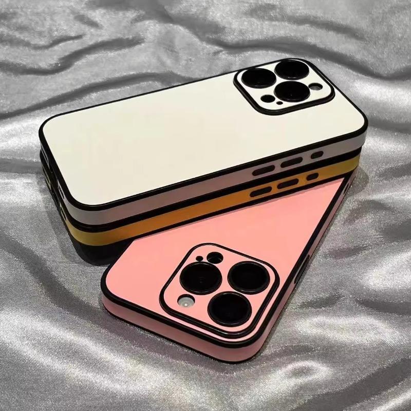 Luxury Matte Cortex Phone Case For iPhone 17 16 15 14 13 12 11 Pro Max Plus Shockproof Lens Protection Bumper Back Cases Cover
