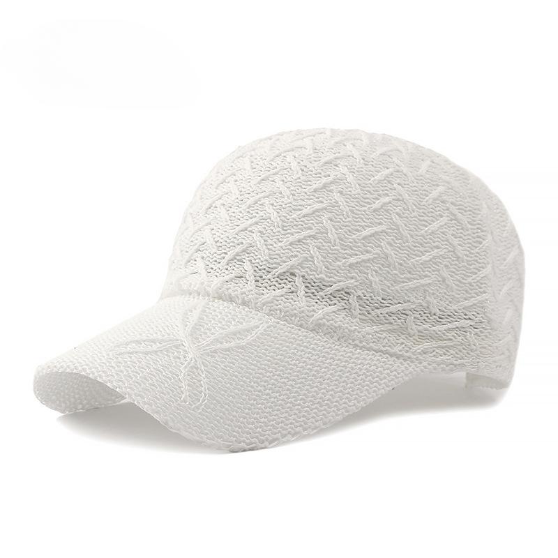 

Сетчатая кепка женская летняя дышащая солнцезащитная козырек для улицы, путешествий, отдыха, бейсболка Adjustable белый