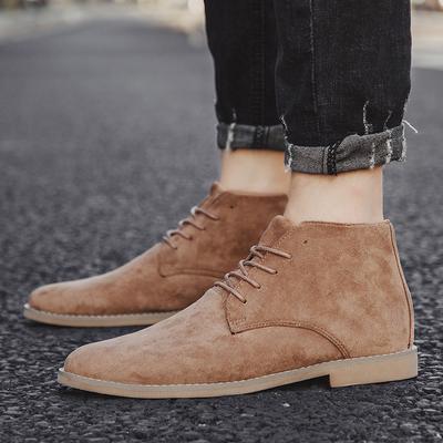 Fashionmen casual μπότες Μόδα Κομψές Ανδρικές Μποτάκια από Σουέτ Δέρμα Ανδρικές Casual Κλασικές Μοντέρνες Επαγγελματικές με κορδόνια ανδρικές Μπότες Τσέλσι