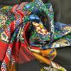 SELLE DES STEPPES (Saddle) Silk Calle 90 Scarf Navy Silk Used