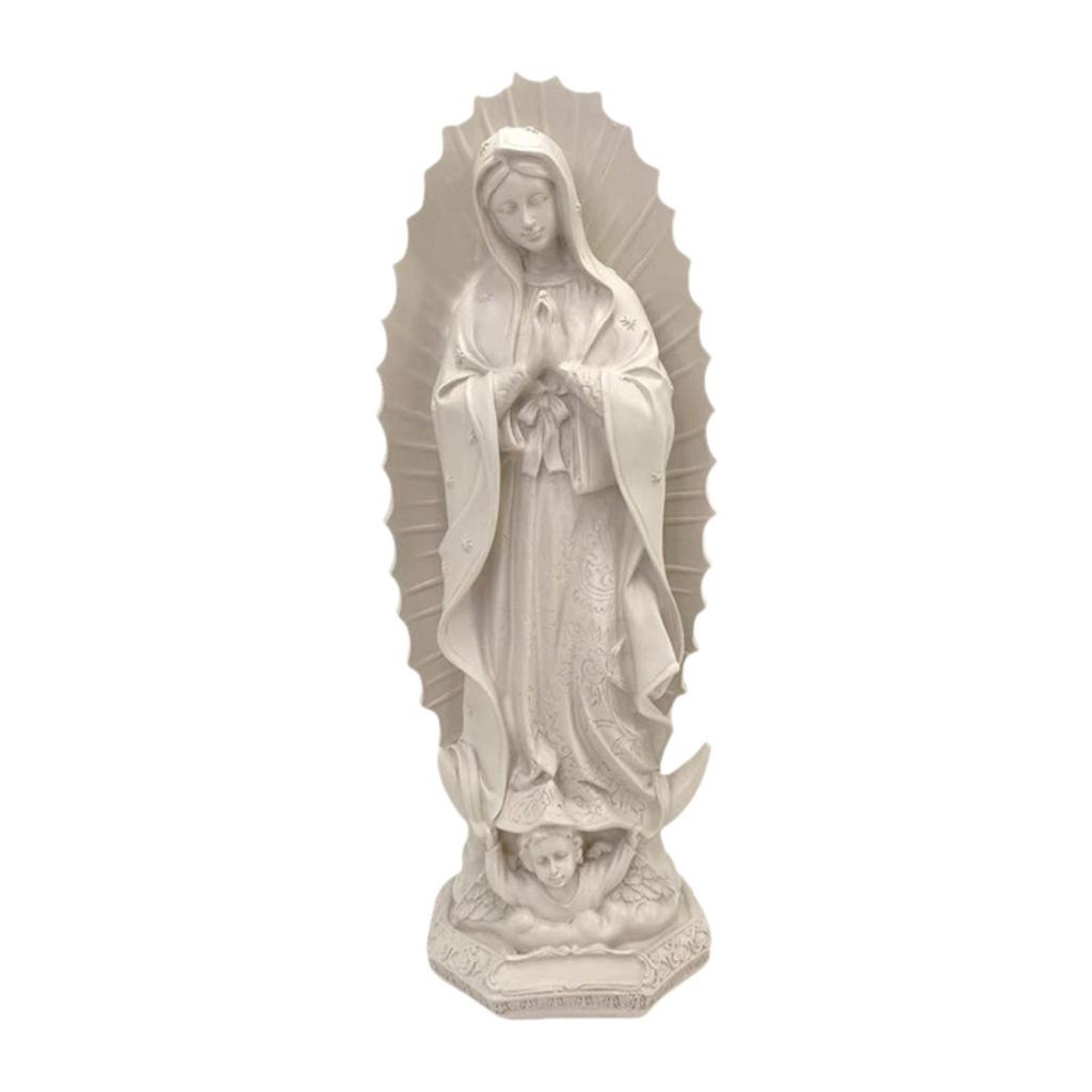 Gesegnete Jungfrau Maria Statue Elegante Figur Wohnaccessoire Figur Unserer Lieben Frau von Fatima