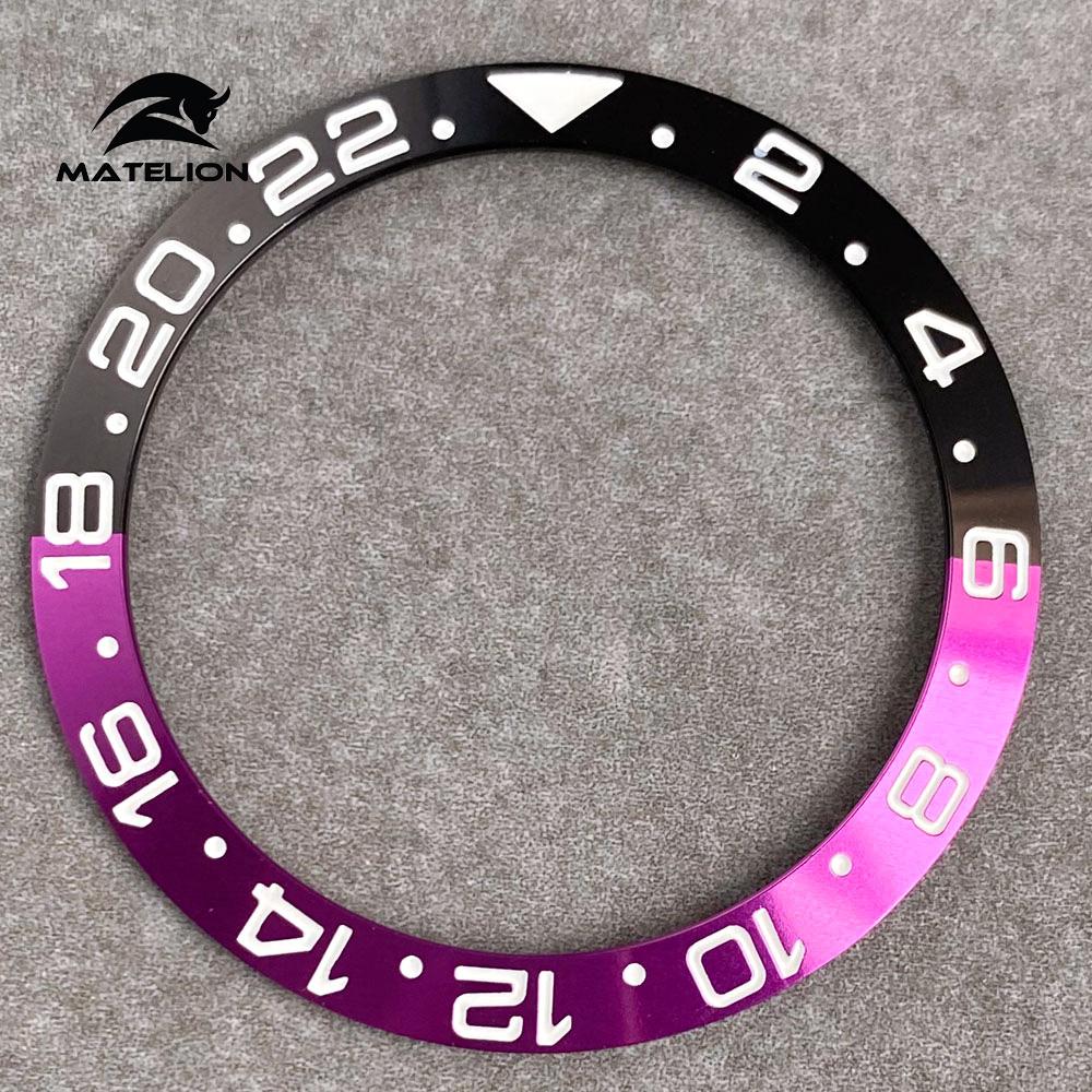 MATELION 38 мм керамический сплав часы безель вставка кольцо наклонная посадка 40 — фото 21