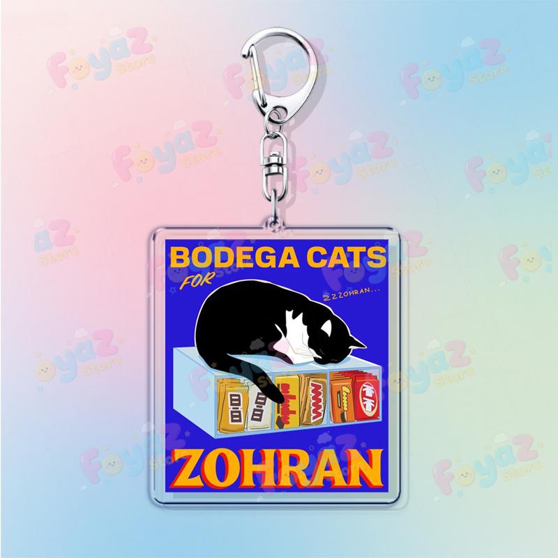 

Nyc Zohran Mamdani Keychain for Accessories Politics Democrat for Mayor Keyrings Key Chains Fans Gifts
