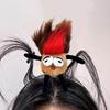 Unique Braided Doll Headband Cosplay Hairpin Hair Clip Hair Accessory for Women